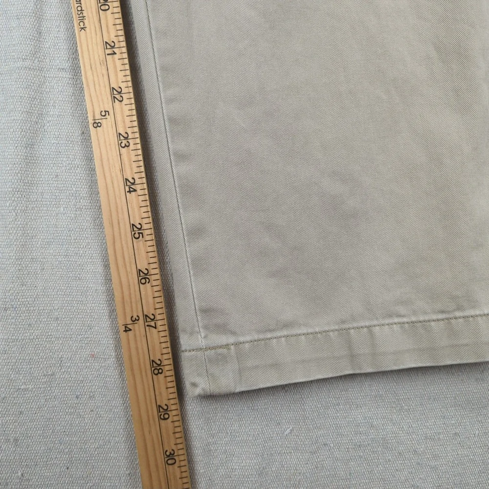 Vintage Polo Ralph Lauren Pants Mens 36x29 Khaki Pleated Preppy